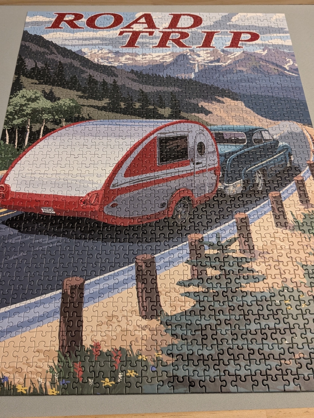 Lantern Press 1000 Piece Road Trip Puzzle